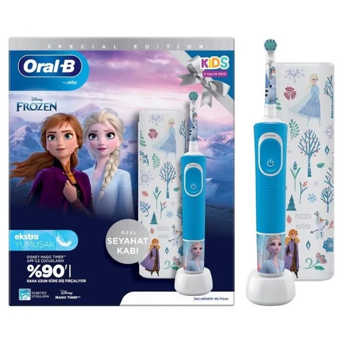 CEPILLO DENTAL PRO KIDS FROZEN + FUNDA VIAJE BRAUN